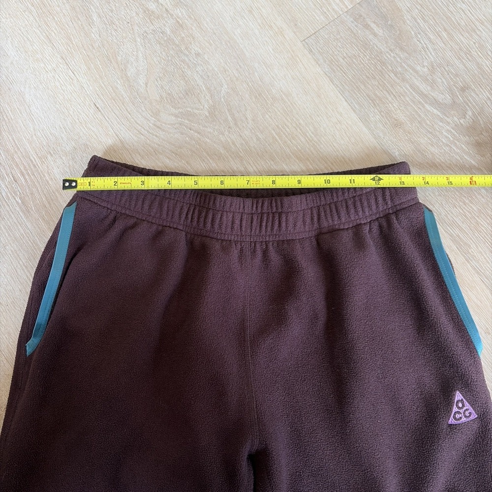 Nike ACG Polartec Wolf Tree Youth XL Pants Maroon Teal Outdoor Knee Patch - Picture 11 of 14